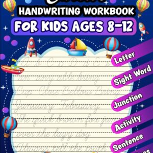 Home cursive handwriting workbook for kids ages 8 12